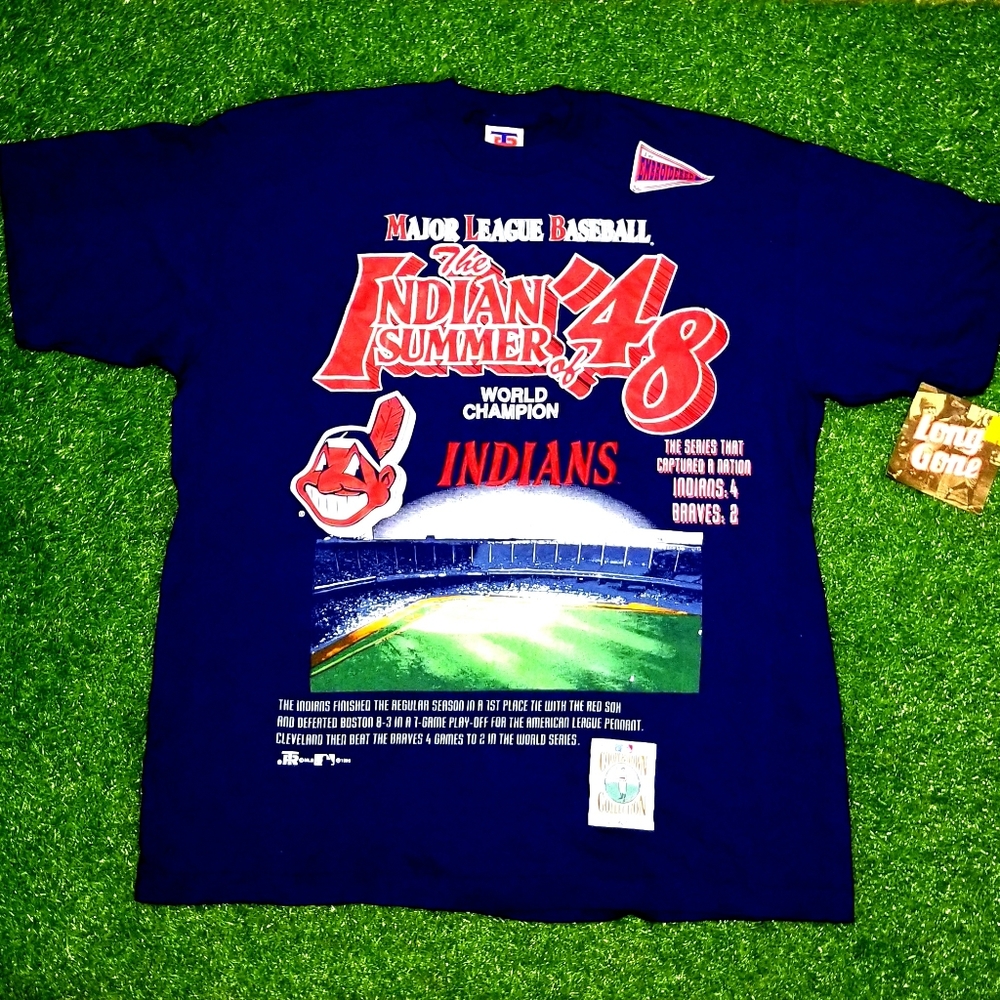 Vintage 1995 Indian Summer 1948 World Series Tee